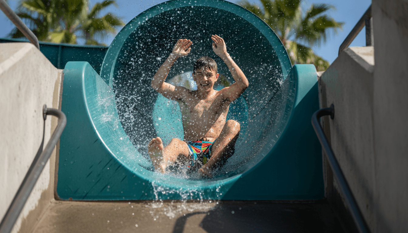 The Best Time to Ride Kala Serpentine Body Slide at Universal's Volcano Bay